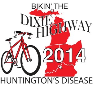Front of TShirt for Bikin' the Dixie Highway.